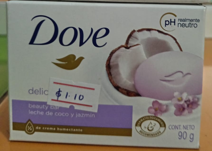 JABON DOVE DELICIOUS CARE 90G