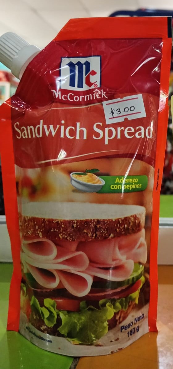 SANDWICH SPREAD McCORMICK 180GR
