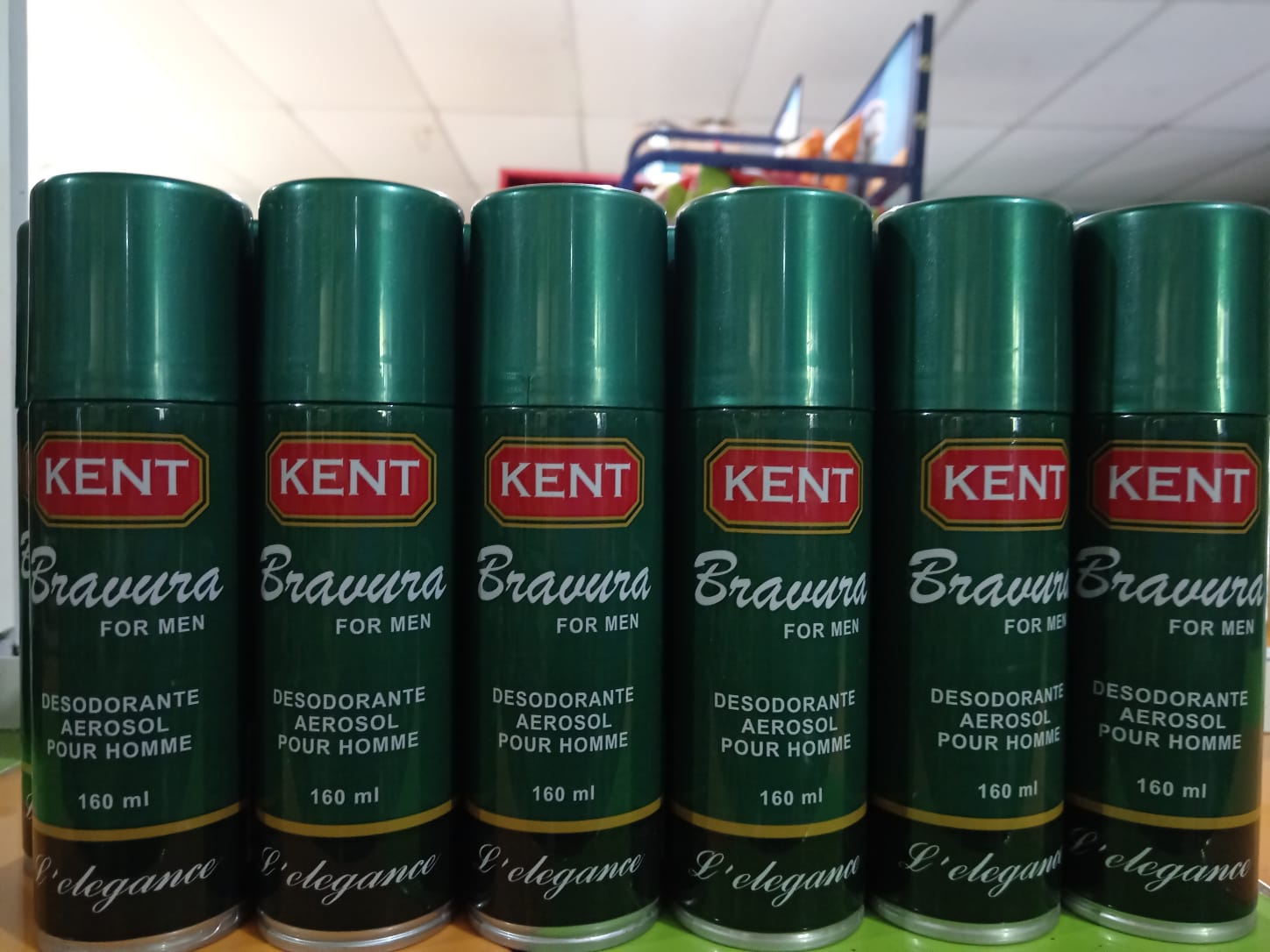 DESODORANTE KENT EN AEROSOL BRAVURA FOR MEN 160ML